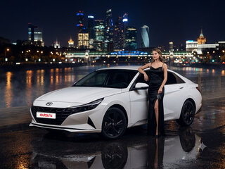 2023 Hyundai Elantra VII (CN7), белый, 2500000 рублей, вид 1