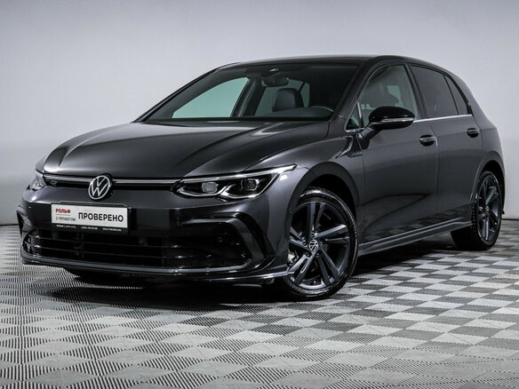 2021 Volkswagen Golf VIII, чёрный