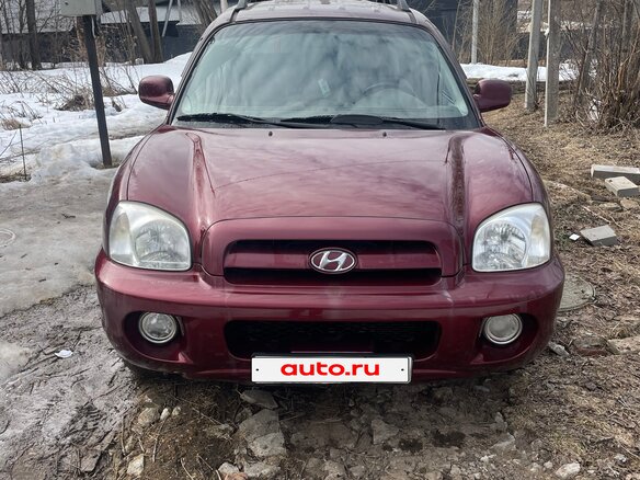 2008 Hyundai Santa Fe Classic Classic, красный, 550000 рублей