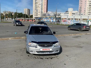 2011 Hyundai Accent ТагАЗ II, серебристый, 390000 рублей, вид 1