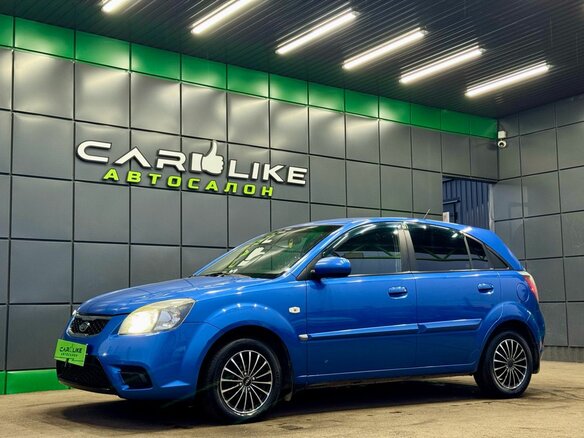 2010 Kia Rio II Рестайлинг, синий, 499000 рублей - вид 6