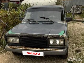 2002 Lada (ВАЗ) 2107, синий, 50000 рублей, вид 1