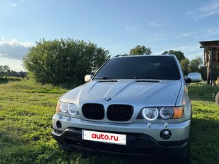 2001 BMW X5 3.0i I (E53), серебристый, 800000 рублей, вид 1