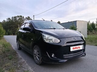 2012 Mitsubishi Mirage VI, чёрный, 599000 рублей, вид 2