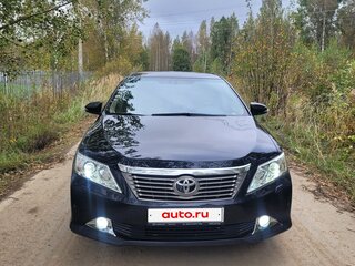 2012 Toyota Camry VII (XV50), чёрный, 1600000 рублей, вид 1