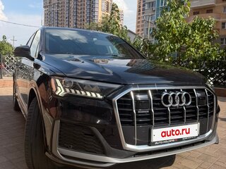 2020 Audi Q7 45 TDI II (4M) Рестайлинг, чёрный, 8190000 рублей, вид 1