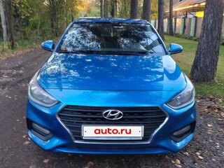 2018 Hyundai Solaris II, синий, 1000000 рублей, вид 3