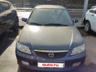 2001 Mazda 323 VI (BJ) Рестайлинг, синий, 90000 рублей, вид 1