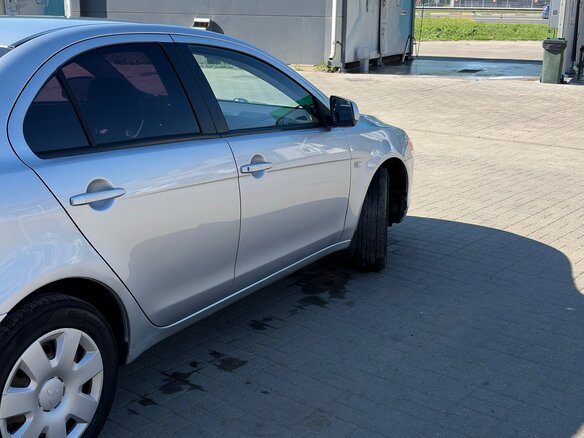 2007 Mitsubishi Lancer X, серебристый - вид 5