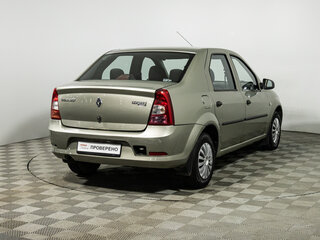 2011 Renault Logan I Рестайлинг, бежевый, 349585 рублей, вид 5