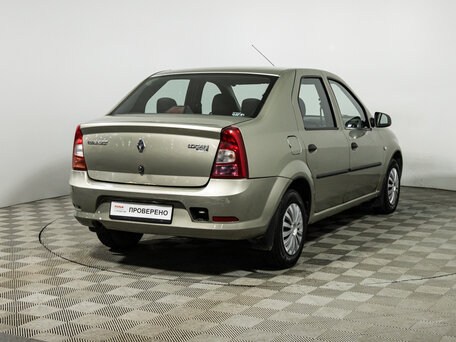 2011 Renault Logan I Рестайлинг, бежевый, 349585 рублей, вид 5