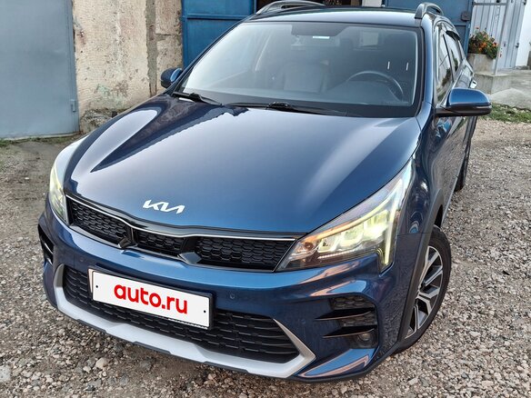 2022 Kia Rio X IV Рестайлинг, синий - вид 8