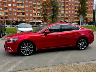 2018 Mazda 6 III (GJ) Рестайлинг, красный, 1600000 рублей, вид 3