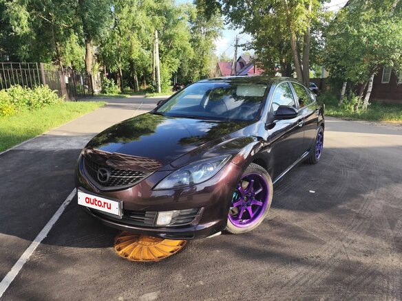 2007 Mazda 6 II (GH), пурпурный
