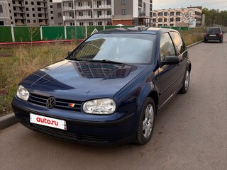 1999 Volkswagen Golf IV, синий, 250000 рублей, вид 2