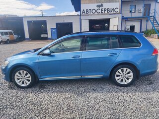 2014 Volkswagen Golf VII, синий, 1250000 рублей, вид 4