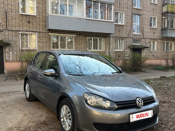 2010 Volkswagen Golf VI, серый - вид 2