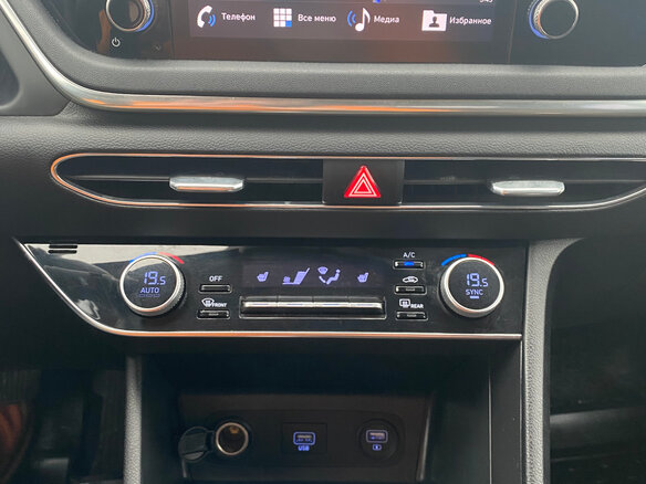 2021 Hyundai Sonata VIII (DN8), жёлтый, 1490000 рублей - вид 14