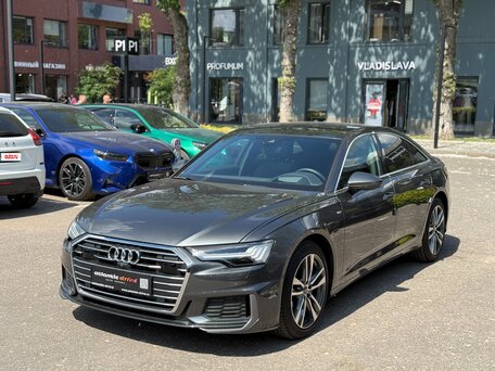 2022 Audi A6 40 TDI V (C8), серый, 4690000 рублей, вид 1