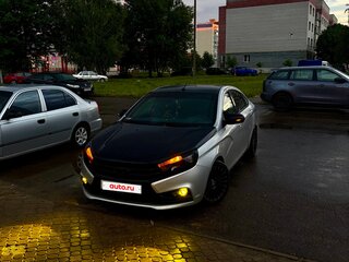 2016 Lada (ВАЗ) Vesta I, серебристый, 800000 рублей, вид 5