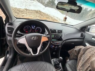 2011 Hyundai Solaris I, чёрный, 595000 рублей, вид 5