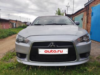 2011 Mitsubishi Lancer X Рестайлинг, серебристый, 570000 рублей, вид 3