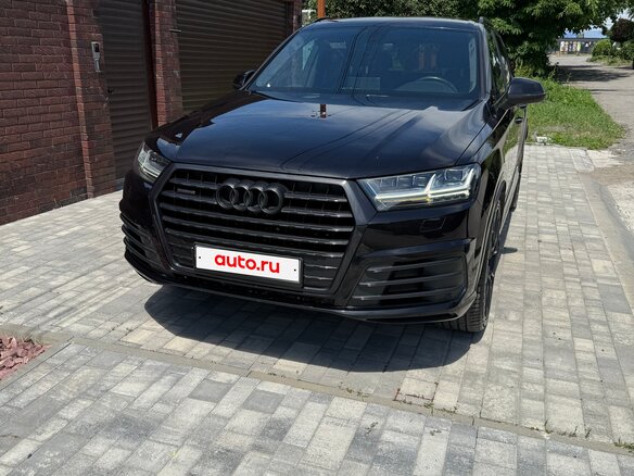 2018 Audi Q7 II (4M), чёрный, 4500000 рублей - вид 1