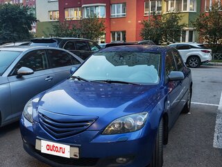 2008 Mazda 3 I (BK) Рестайлинг, синий, 415000 рублей, вид 2