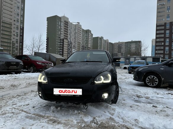 2008 Lada (ВАЗ) Priora I, чёрный, 265000 рублей