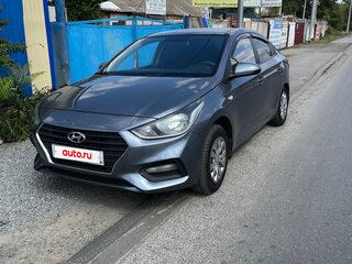 2019 Hyundai Solaris II, серый, 1290000 рублей, вид 2