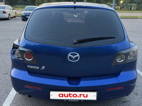 2006 Mazda 3 I (BK), синий - вид 4