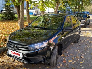 2019 Lada (ВАЗ) Granta I Рестайлинг, чёрный, 440000 рублей, вид 2