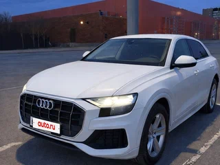 2019 Audi Q8 45 TDI I (4M), белый, 6300000 рублей, вид 1
