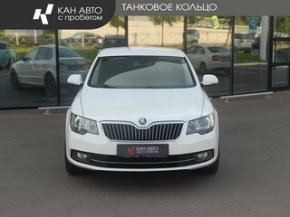 2014 Skoda Superb DSG II Рестайлинг, белый, 1072000 рублей, вид 2