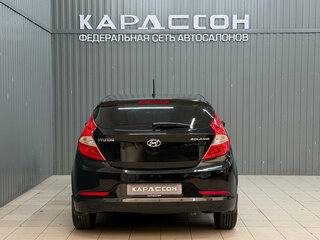 2015 Hyundai Solaris I Рестайлинг, чёрный, 875000 рублей, вид 4