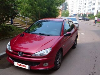 2006 Peugeot 206, красный, 450000 рублей, вид 1