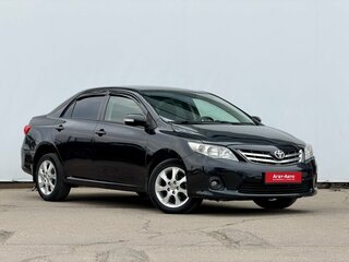 2012 Toyota Corolla X (E140, E150) Рестайлинг, чёрный, 840000 рублей, вид 4