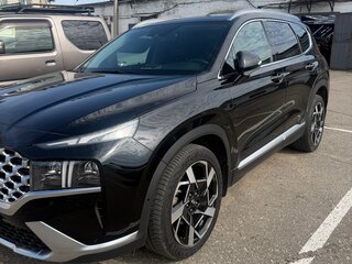 2021 Hyundai Santa Fe IV, чёрный, 3850000 рублей, вид 4