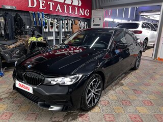 2021 BMW 3 серии 318i VII (G2x), чёрный, 3400000 рублей, вид 2
