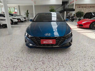 2022 Hyundai Elantra VII (CN7), синий, 1225000 рублей, вид 2