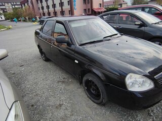 2009 Lada (ВАЗ) Priora I, чёрный, 205000 рублей, вид 1