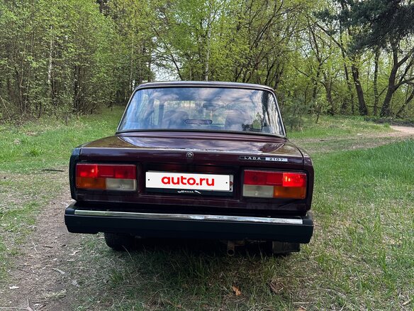 2007 Lada (ВАЗ) 2107, пурпурный, 120000 рублей - вид 3