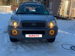 2002 Hyundai Santa Fe I, серебристый, 480000 рублей, вид 1