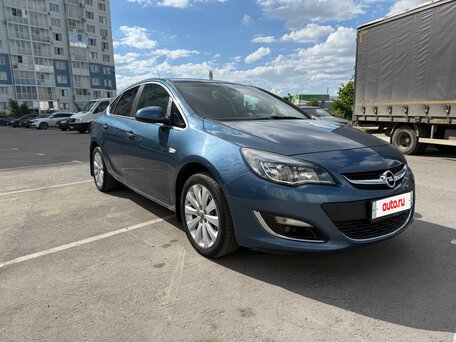 2013 Opel Astra J Рестайлинг, синий, 895000 рублей, вид 4
