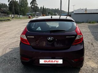 2012 Hyundai Solaris I, фиолетовый, 549000 рублей, вид 4