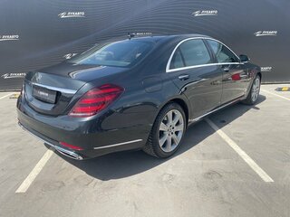 2018 Mercedes-Benz S-Класс 450 Long VI (W222, C217) Рестайлинг, чёрный, 4400000 рублей, вид 4