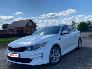 2017 Kia Optima IV, белый, 1620000 рублей, вид 1