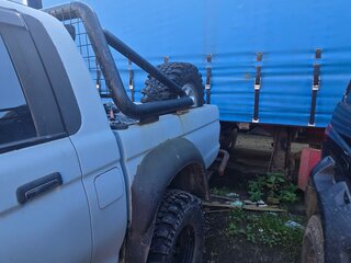 1998 Mitsubishi L200 III, серый, 300000 рублей, вид 3