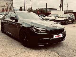 2013 BMW 5 серии Long 520Li VI (F10/F11/F07) Рестайлинг, чёрный, 1780000 рублей, вид 2