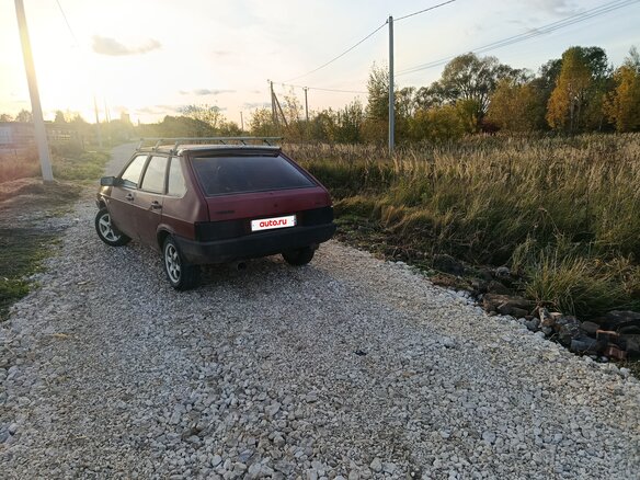 1997 Lada (ВАЗ) 2109, красный, 75000 рублей - вид 1